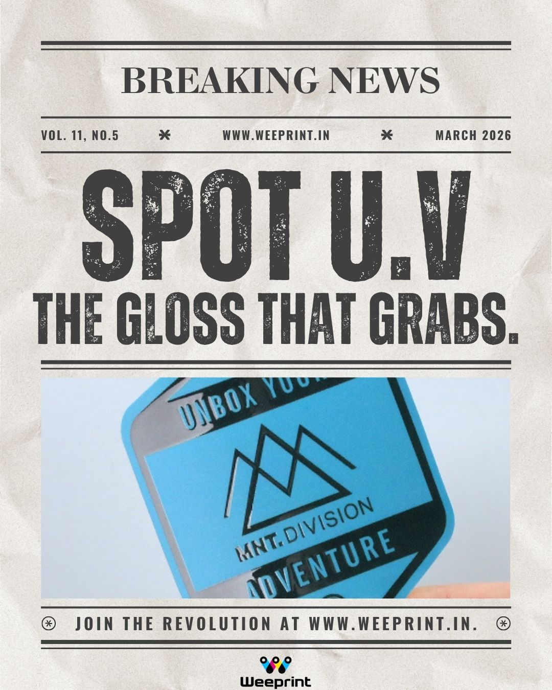 Spot UV — the gloss that grabs
